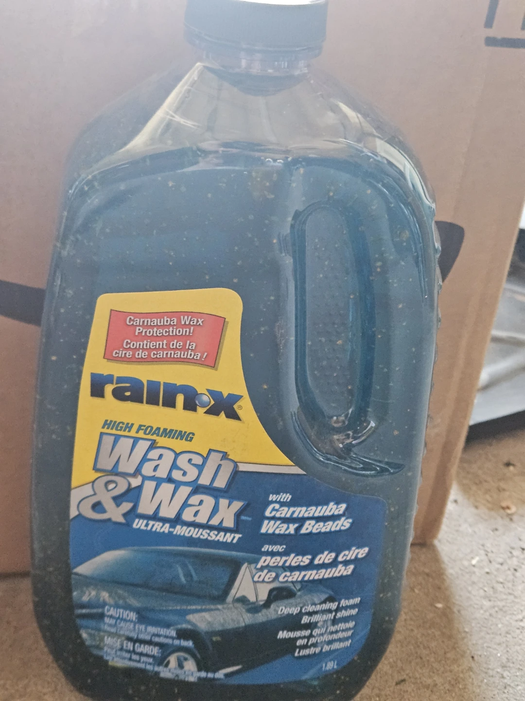 Rain-X High Foaming Wash & Wax with Carnauba Wax Beads - 1.89L