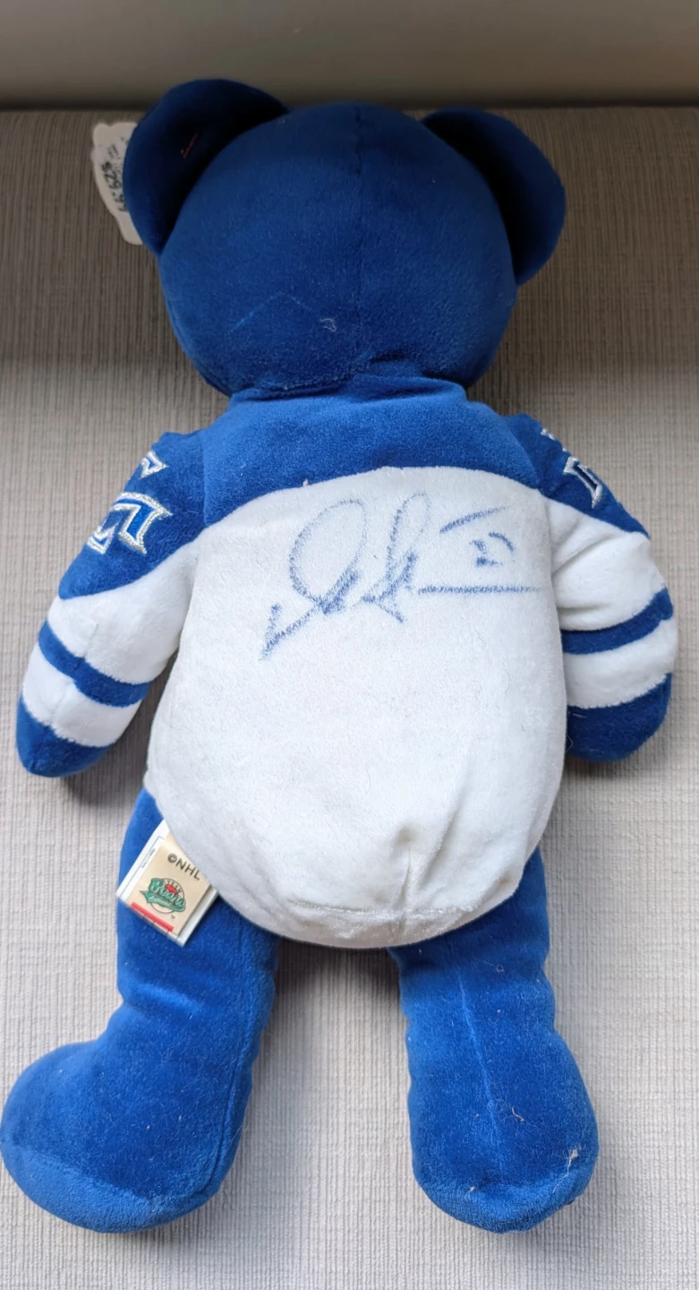 Brand New with Tags Toronto Maple Leafs Signed Teddy Bear - photo 3