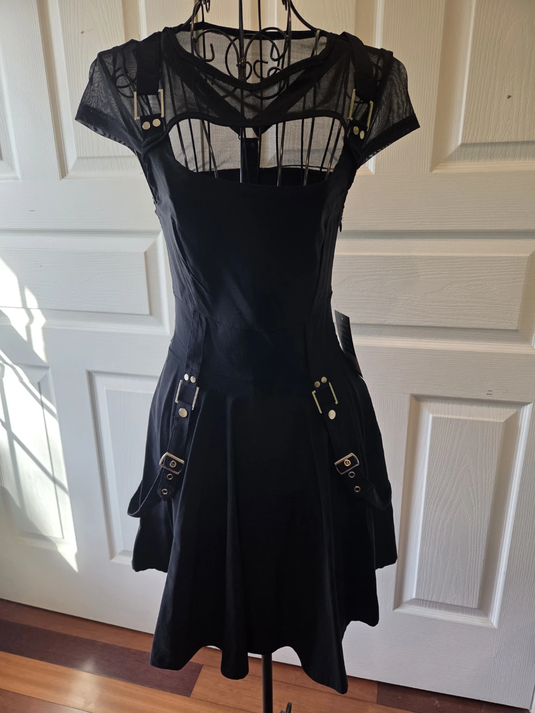 Raveland Black Mesh Dress