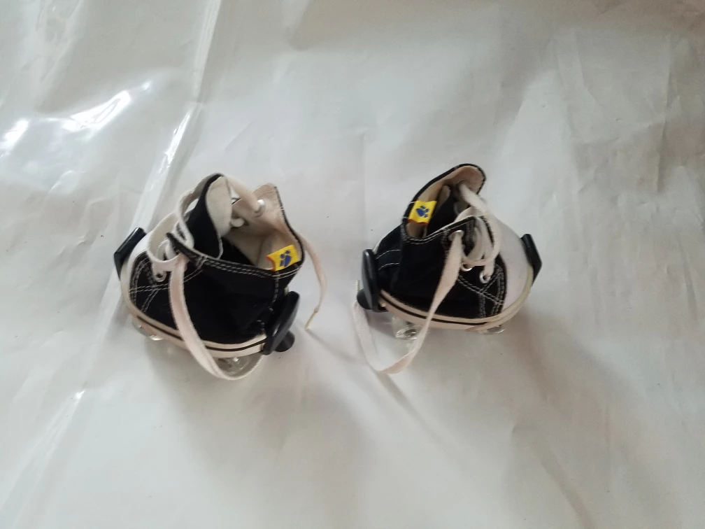 Build-A-Bear Black High-Top Roller Skates Shoes - photo 2