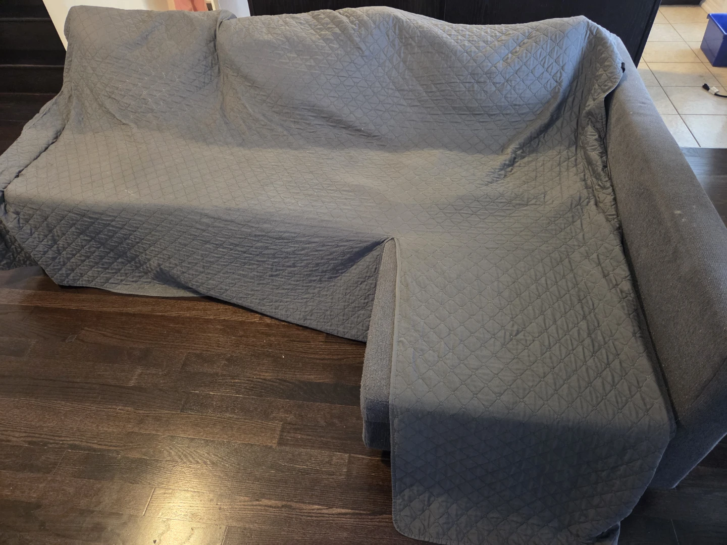 Grey Sectional Sofa bed - photo 2