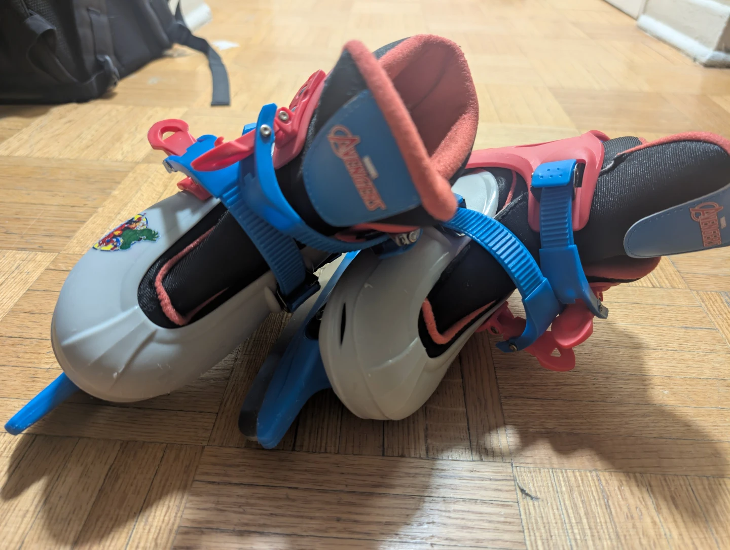 Moving Sale - Avengers Adjustable Ice Skates Size Y12-Y2 - photo 2