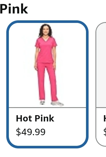 COZYFEET Scrubs Set - Hot Pink