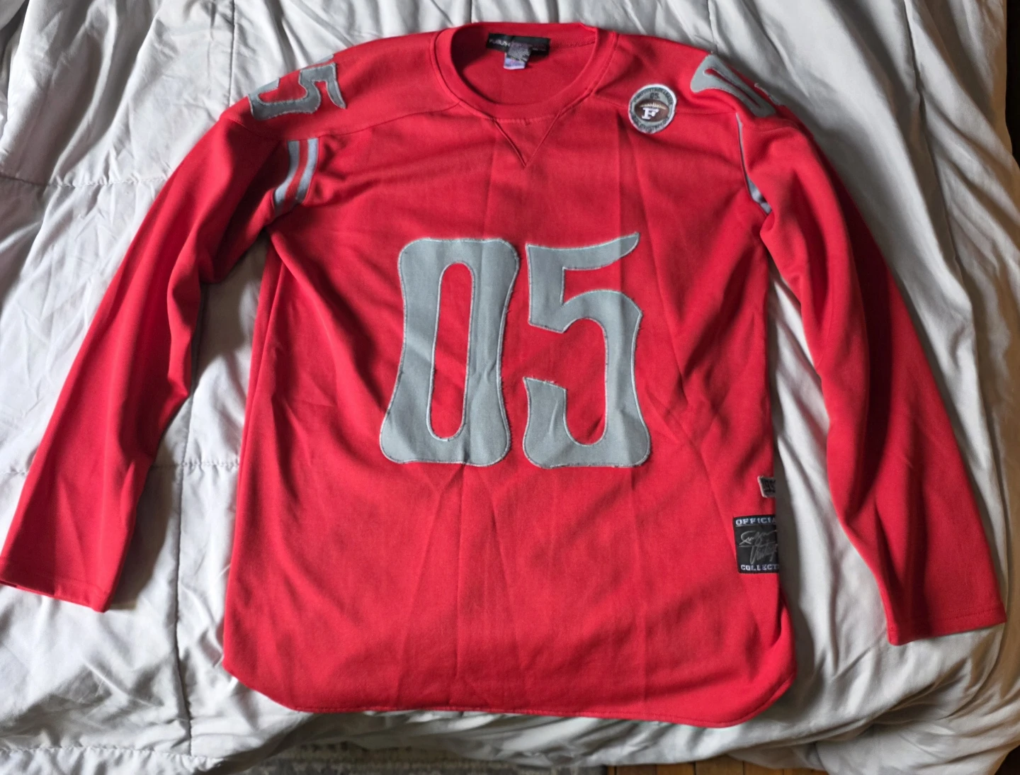 Vintage 2003 FUBU Red Jersey Authentic