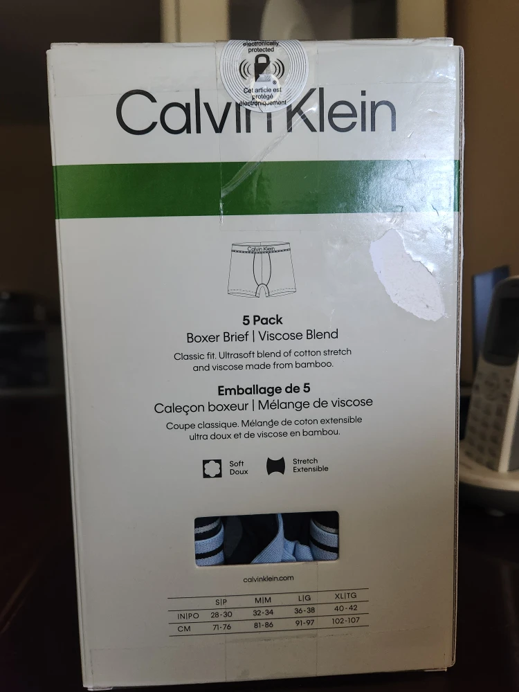 Calvin Klein 5-Pack Boxer Briefs – Size Large - photo 3
