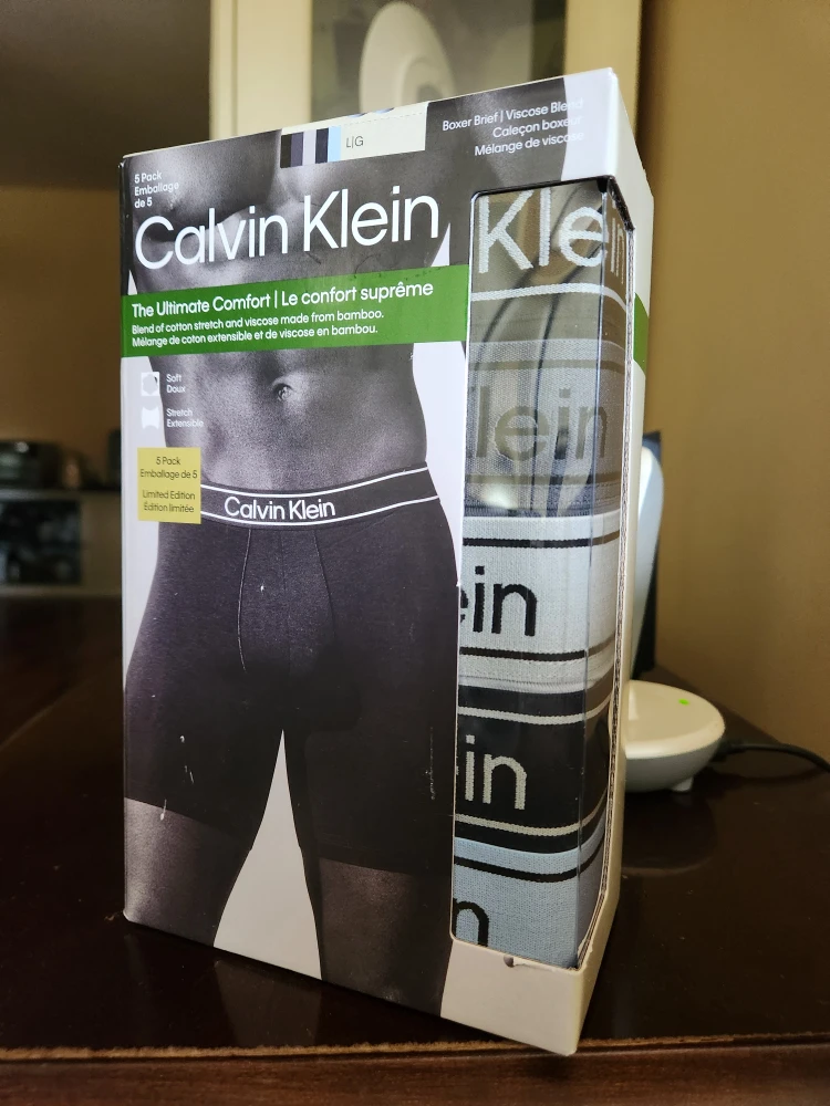 Calvin Klein 5-Pack Boxer Briefs – Size Large - photo 4