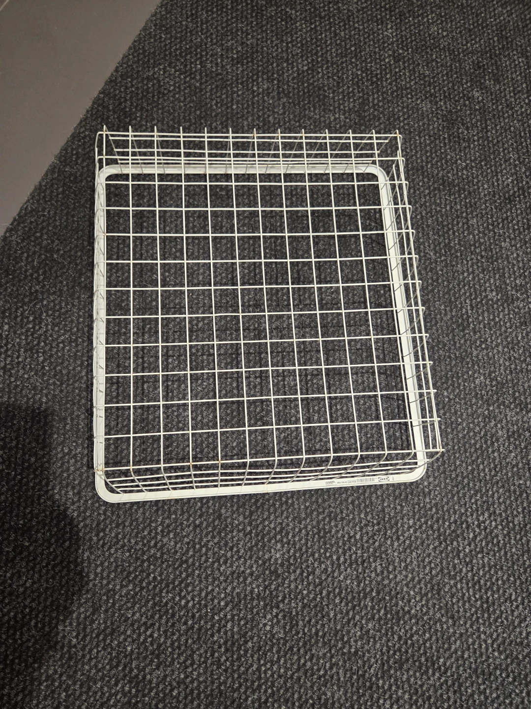 White Wire Storage Basket - photo 4