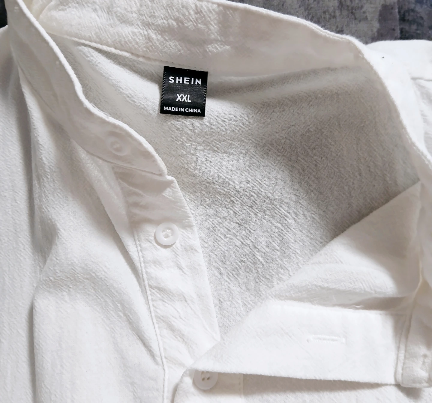 Women XXL White Cotton Tunic - photo 2