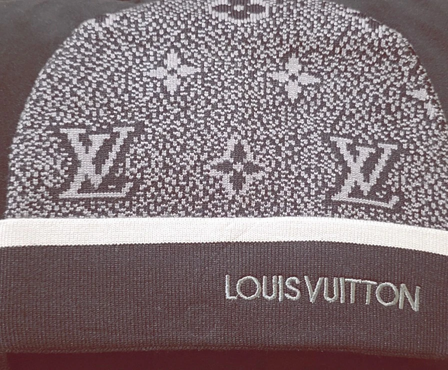 Louis Vuitton Beanie Hat Black-Gray