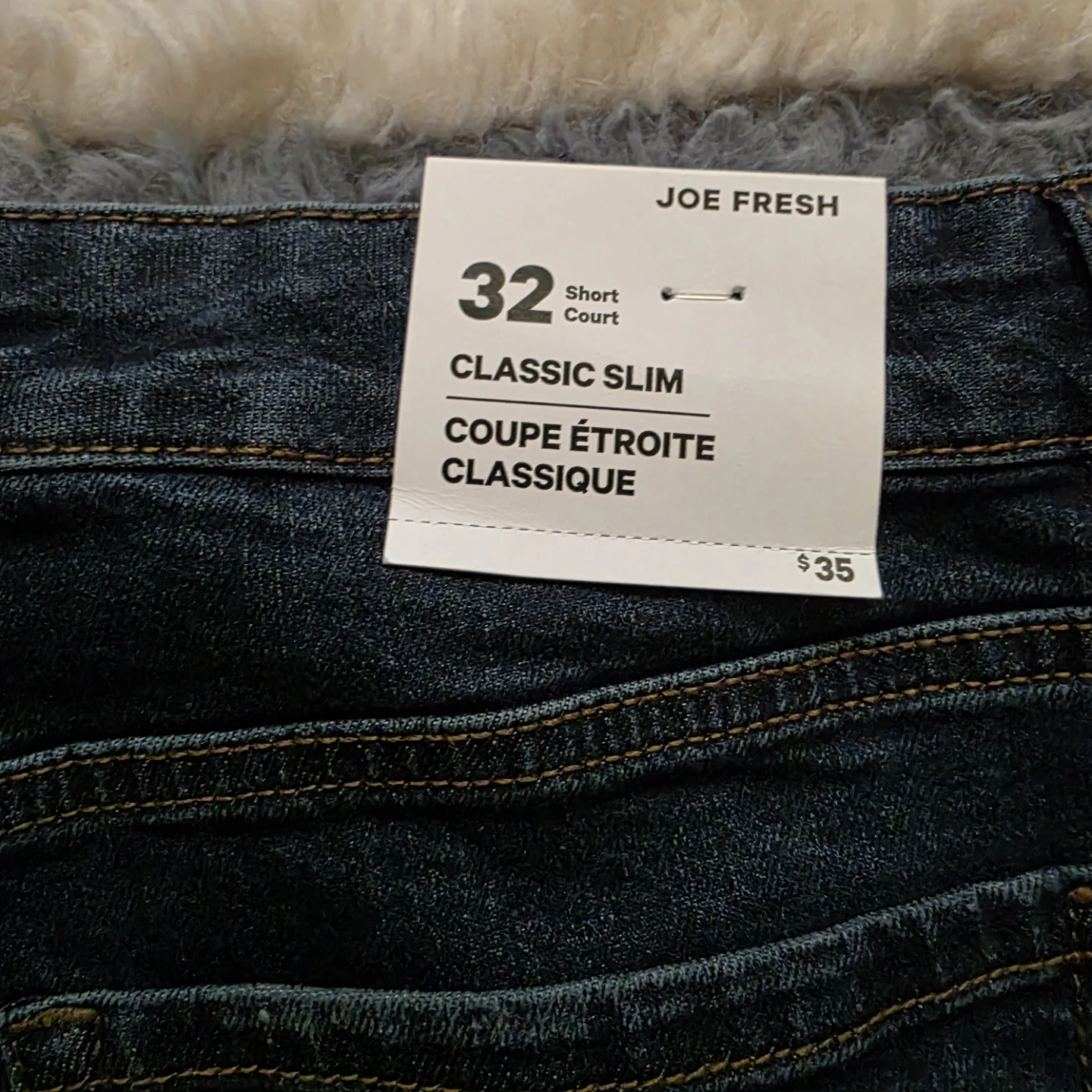Joe Fresh Classic Slim Jeans - Size 32 Short - photo 3