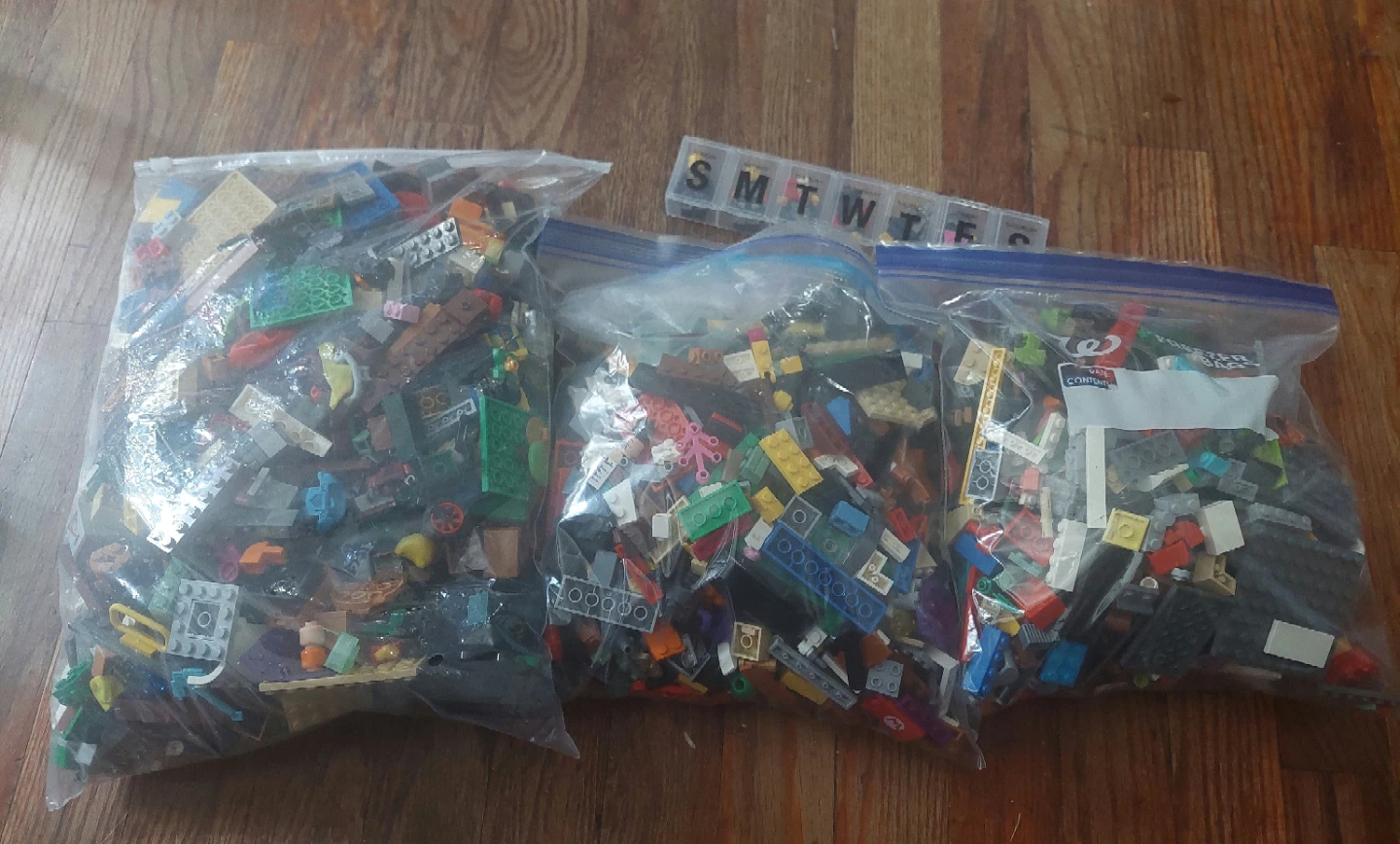 Bulk Lot of LEGO Building Bricks and Minifigures