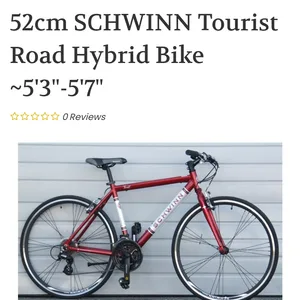 52cm SCHWINN Tourist Road Hybrid Bike