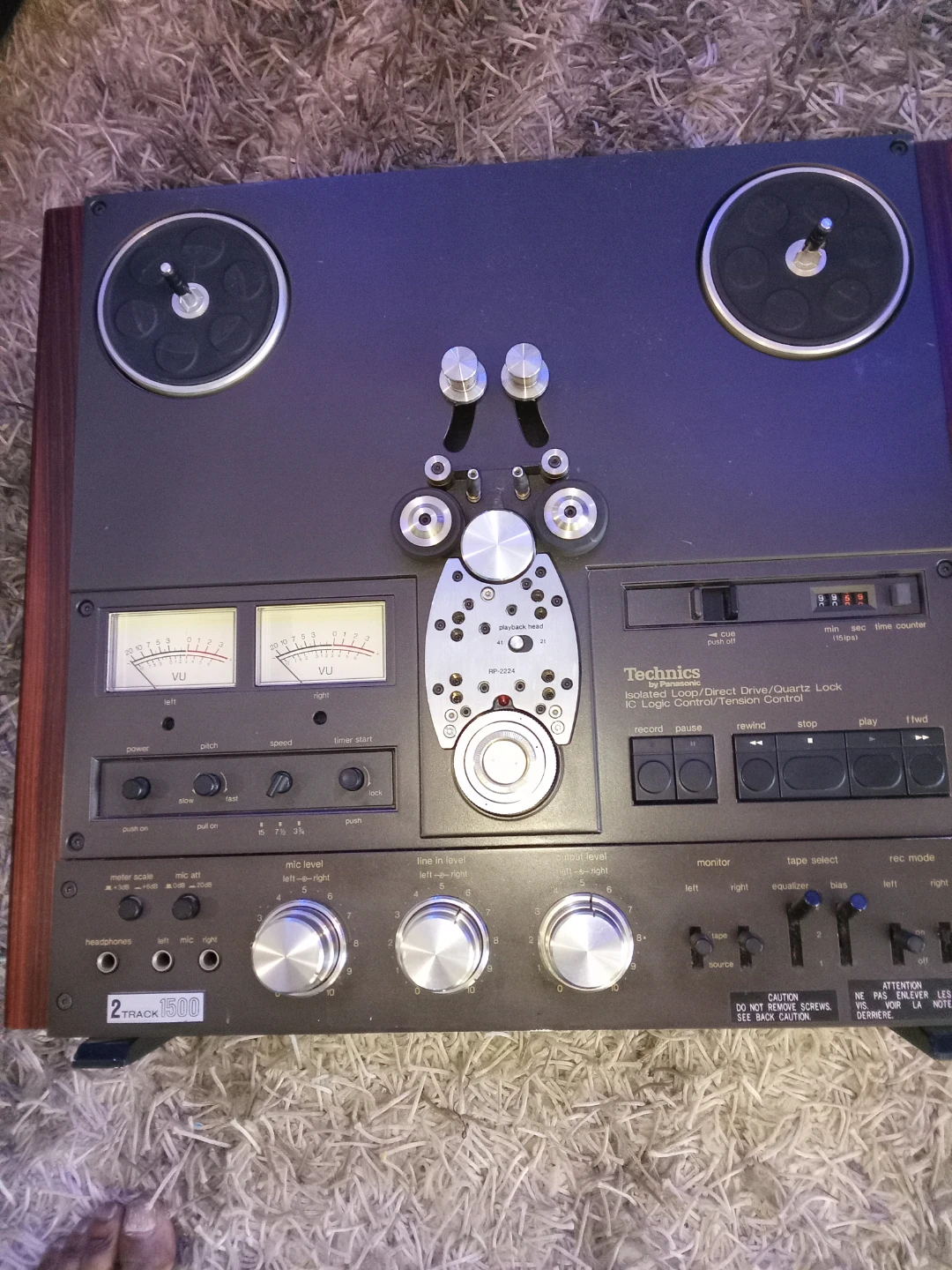 Technics RP-2224 Reel-to-Reel Tape Recorder - photo 2