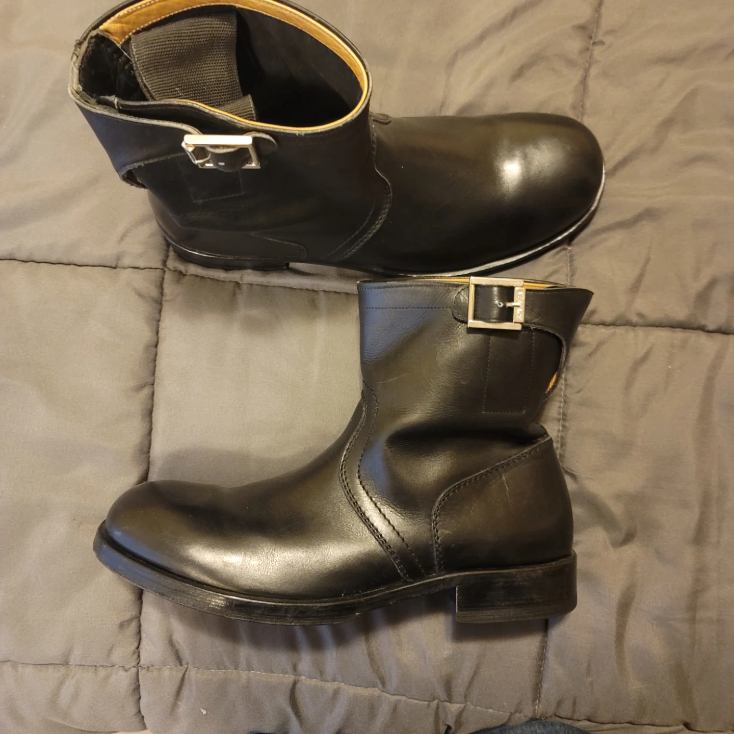 Genuine Versace Leather boots