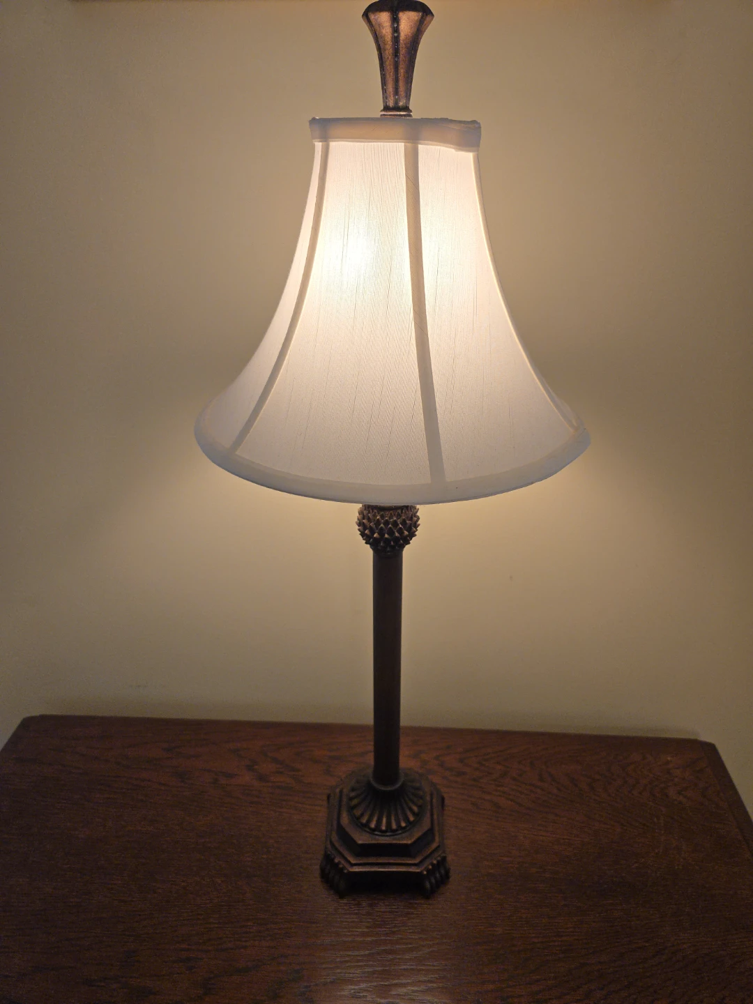 Table Lamp with White Shade - photo 2