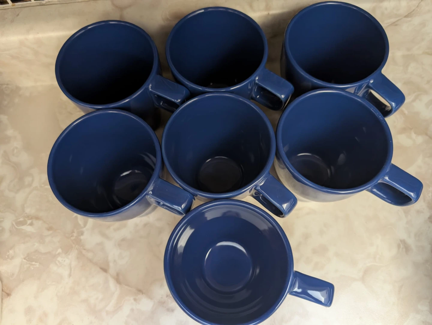 Set of 6 Blue Coffee Mugs - photo 2