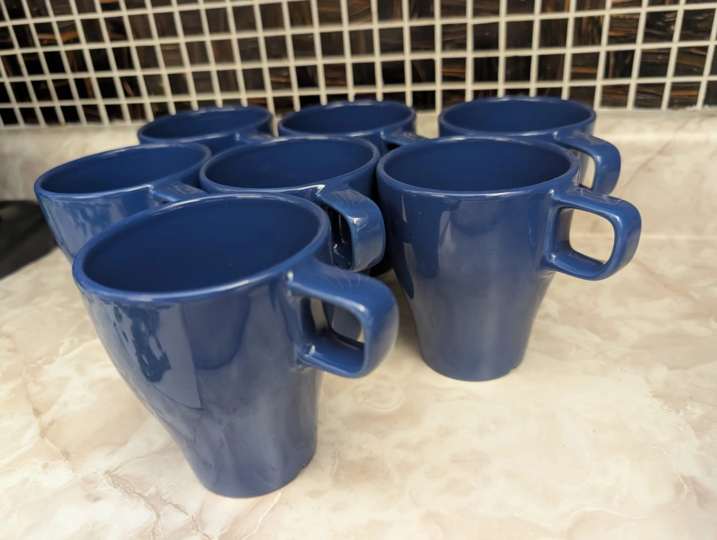Set of 6 Blue Coffee Mugs - photo 4