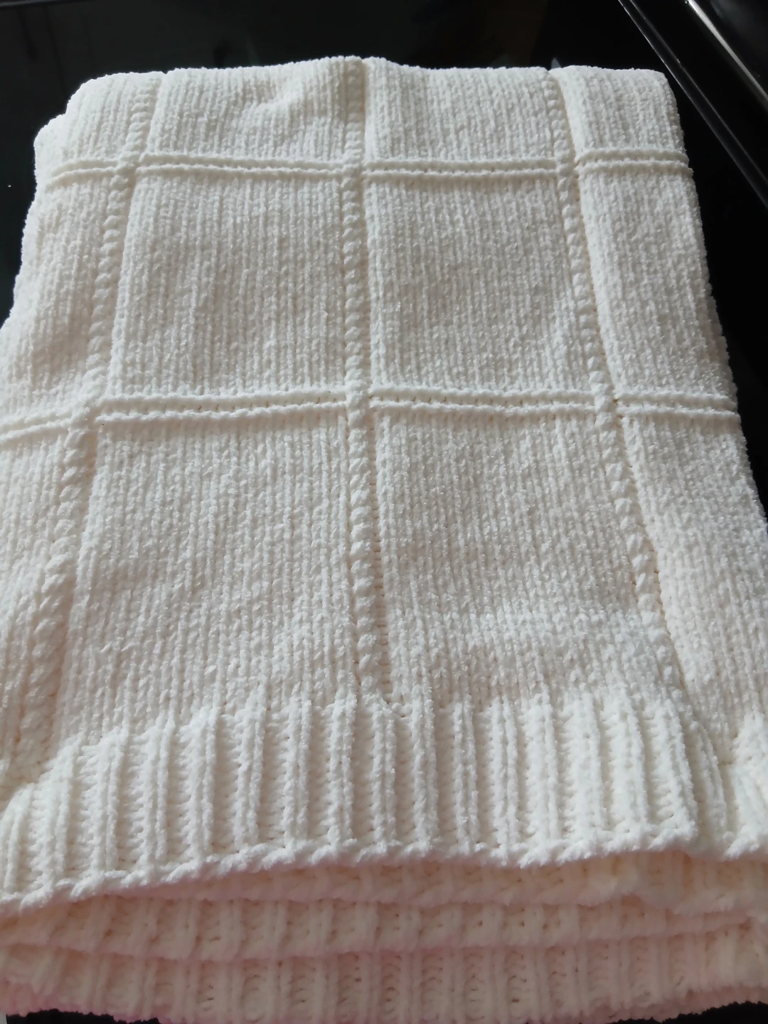 FRYE Block Knit Throw Blanket 50" x 70" - photo 2