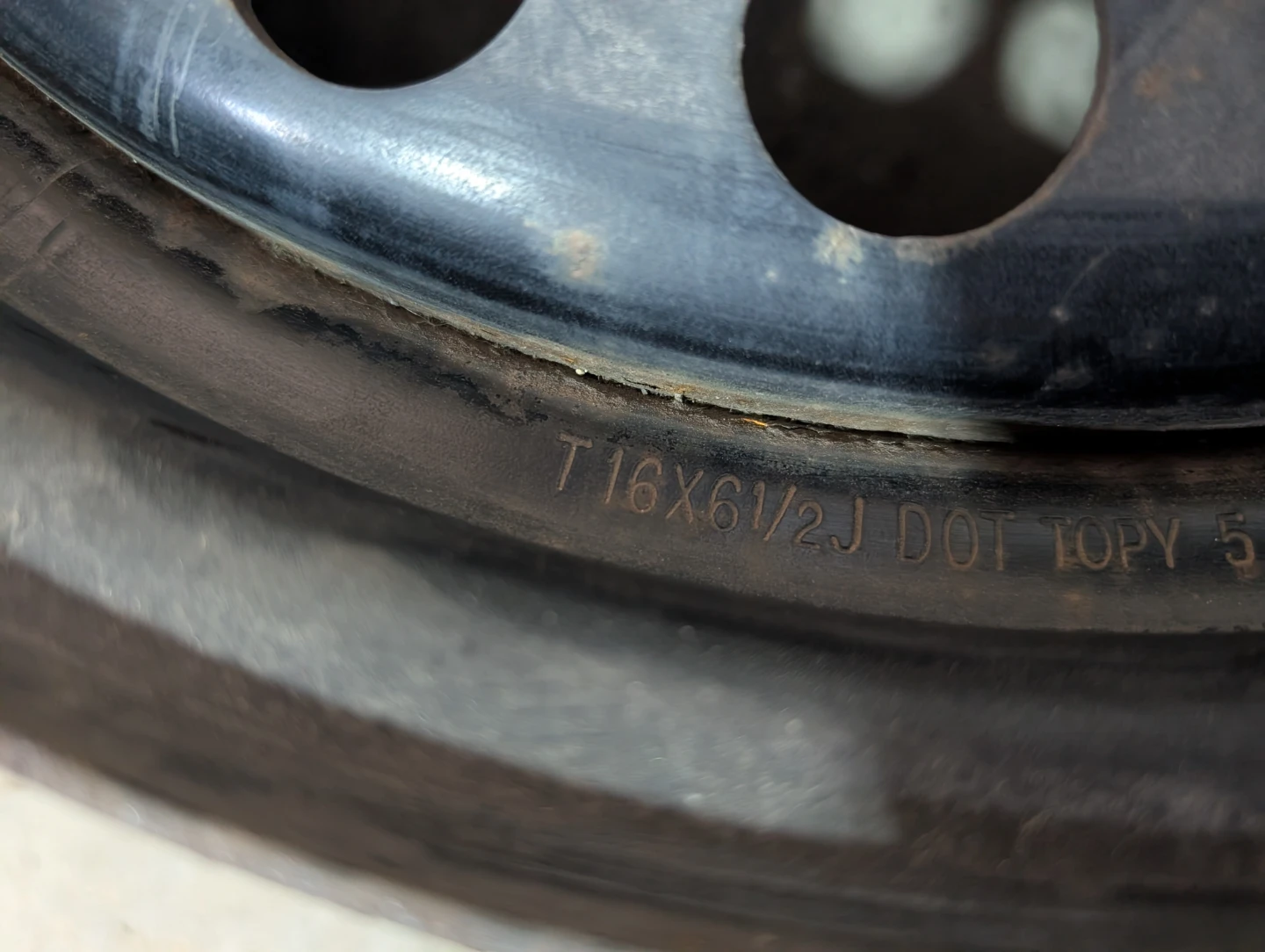 (2)-16 Inch Steel Rims 5x115 - photo 4