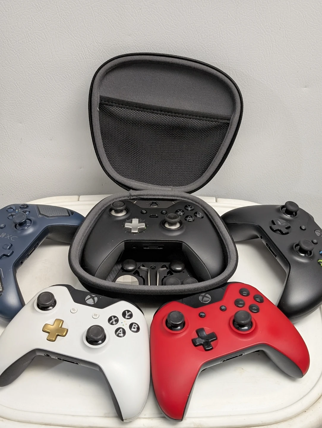 Xbox Controllers with Carrying Case