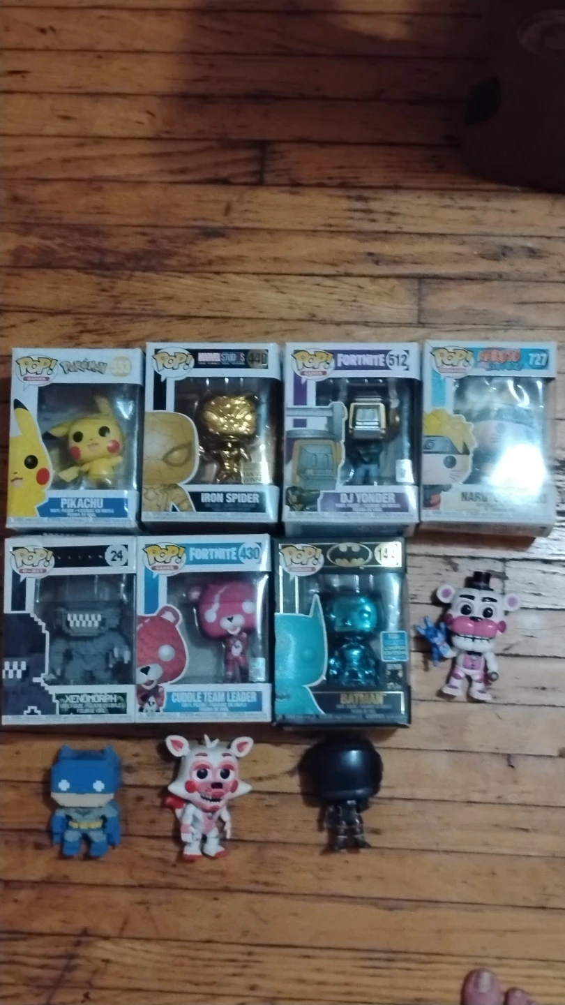 Funko pops only selling all for 15 dollars