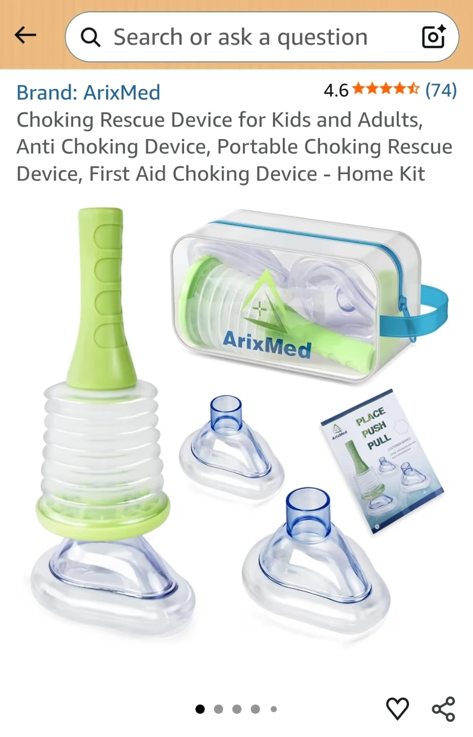 Choking Rescue Device - Home Kit