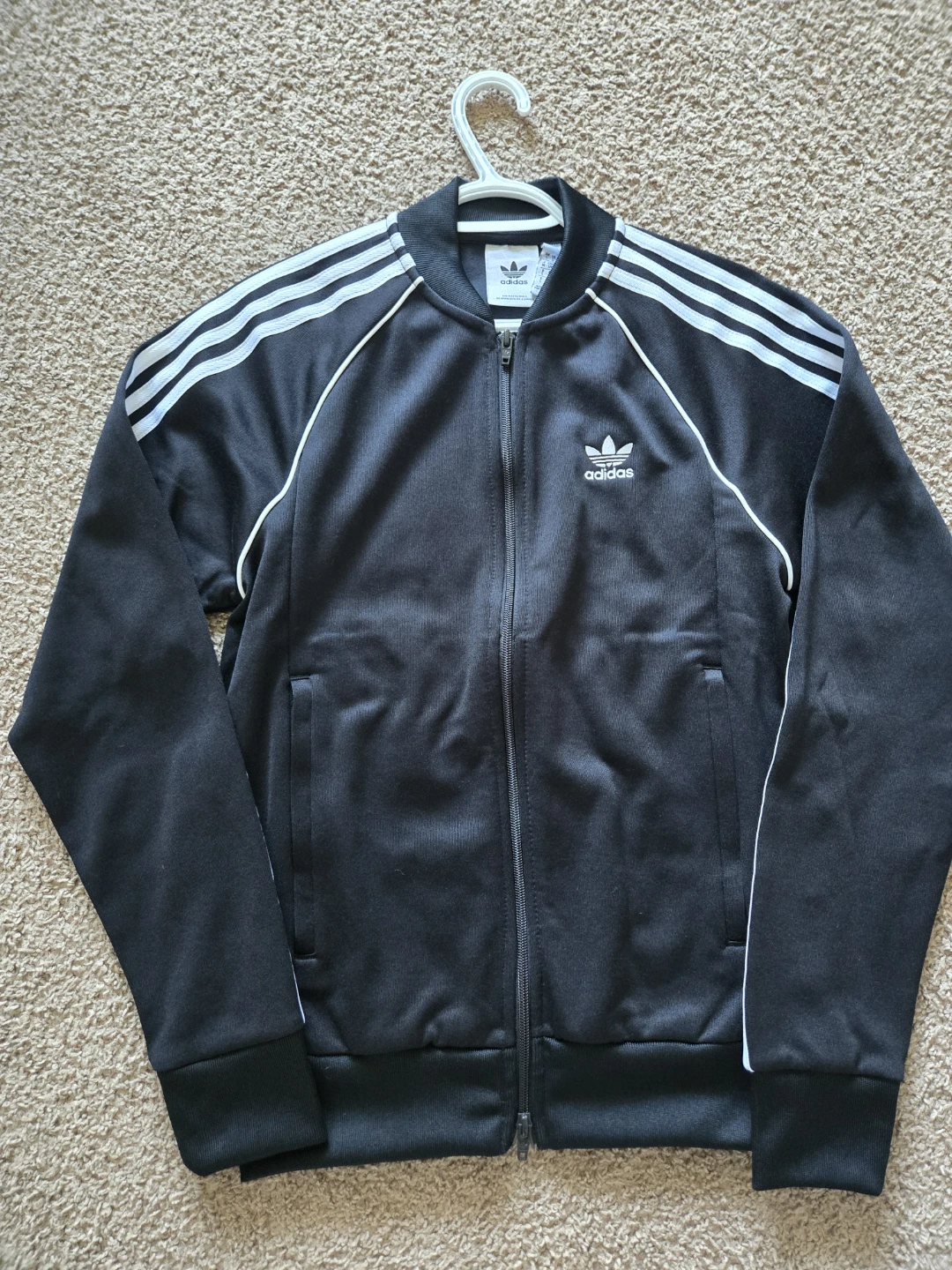 NEVER WORN Adidas Track Jacket - Black White