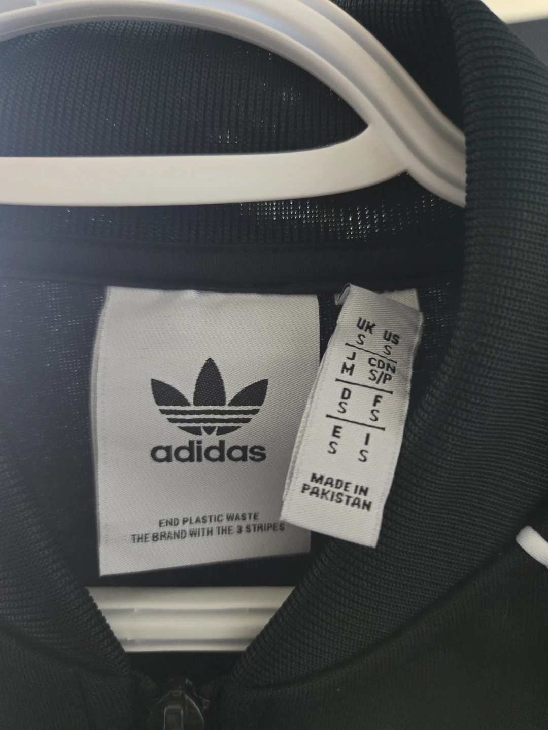 NEVER WORN Adidas Track Jacket - Black White - photo 2