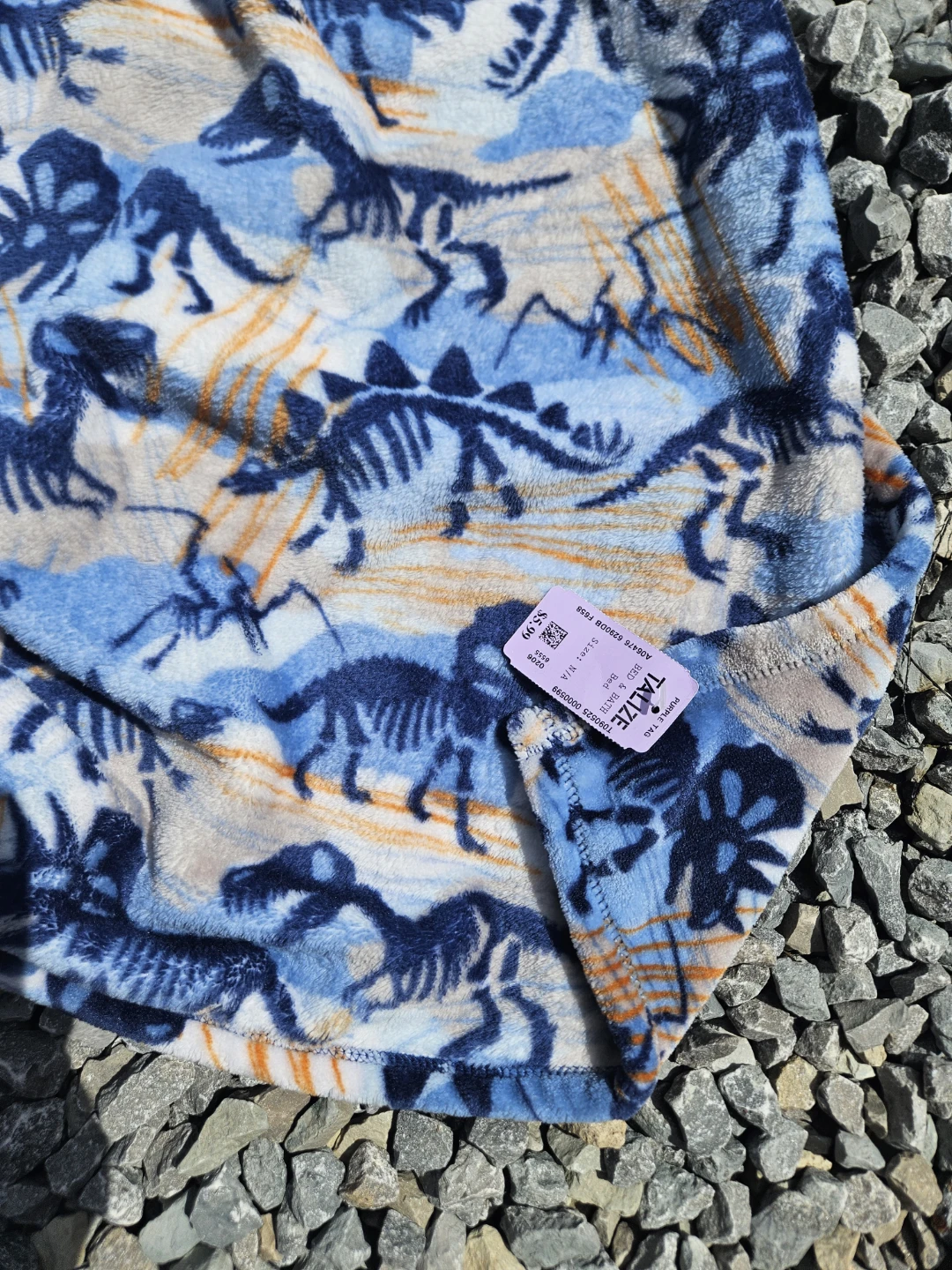 Kids Dinosaur Fleece blanket with arms and hoody