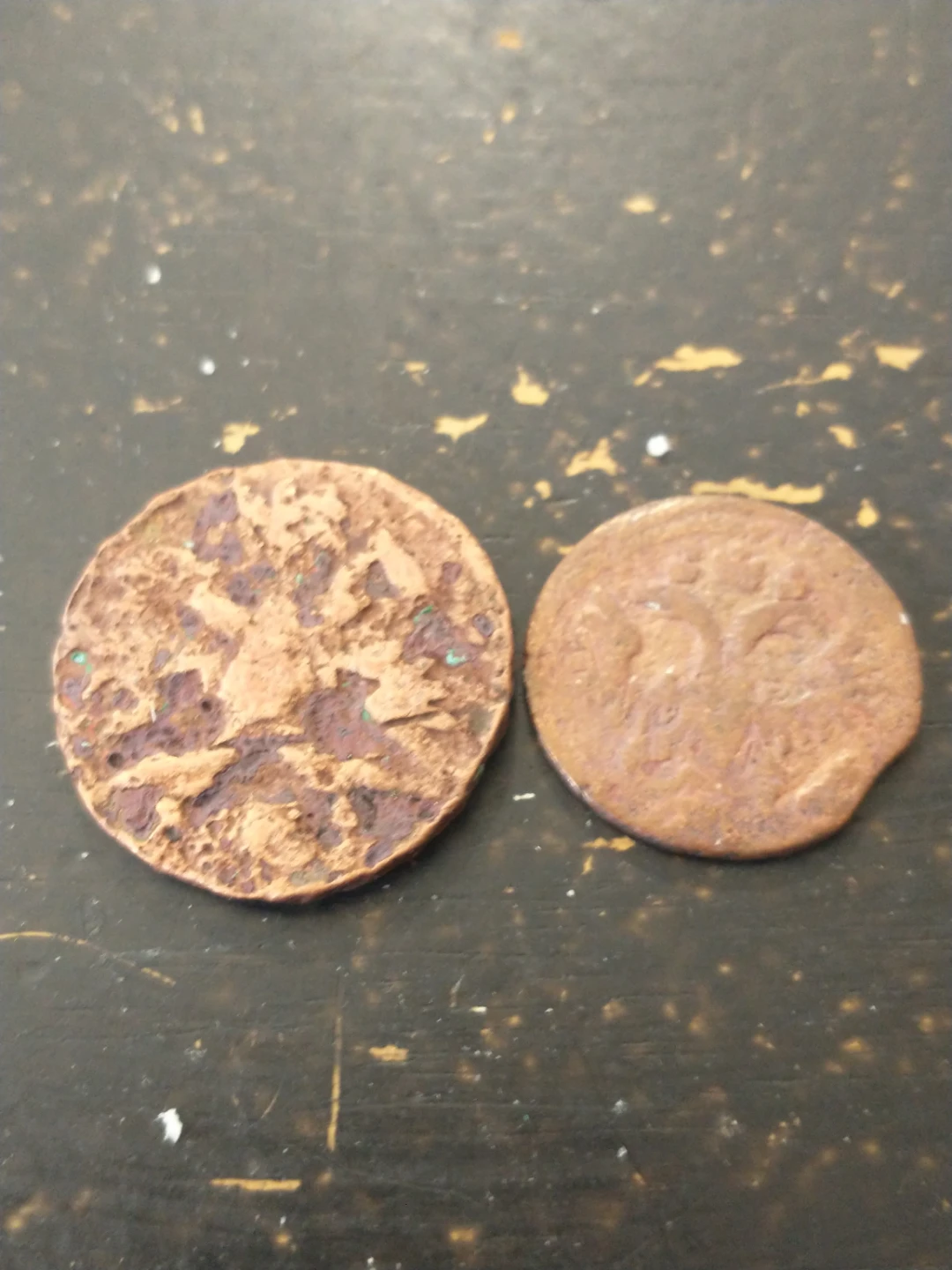 Interesting 1734-1913 Ten Russian Copper Coin Lot