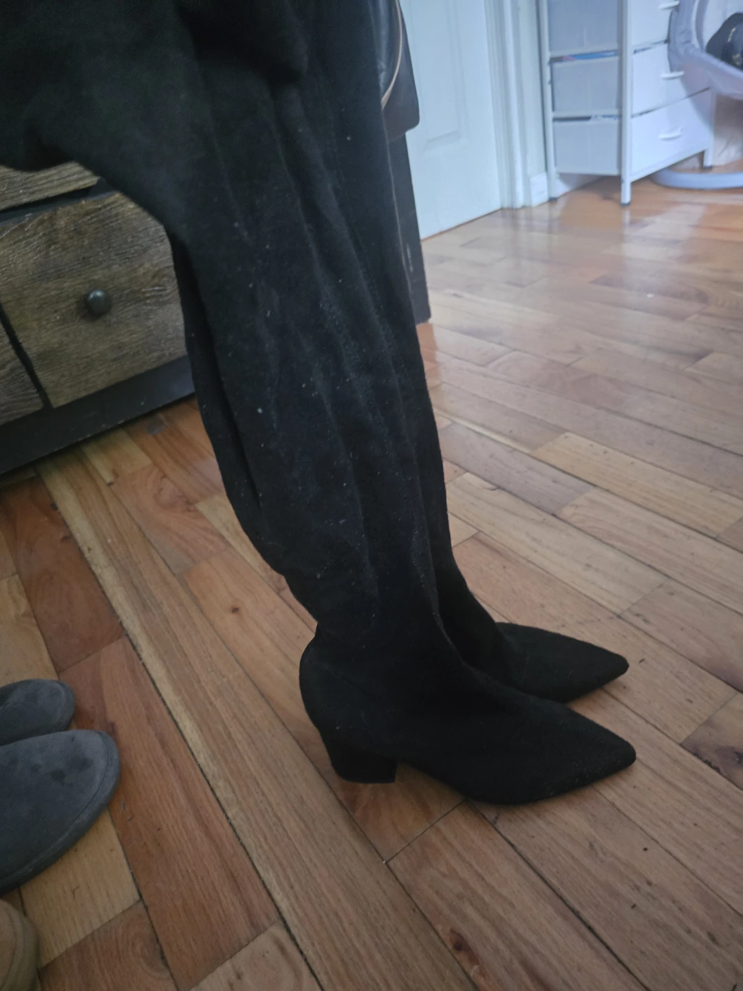 Black Over-the-Knee Boots
