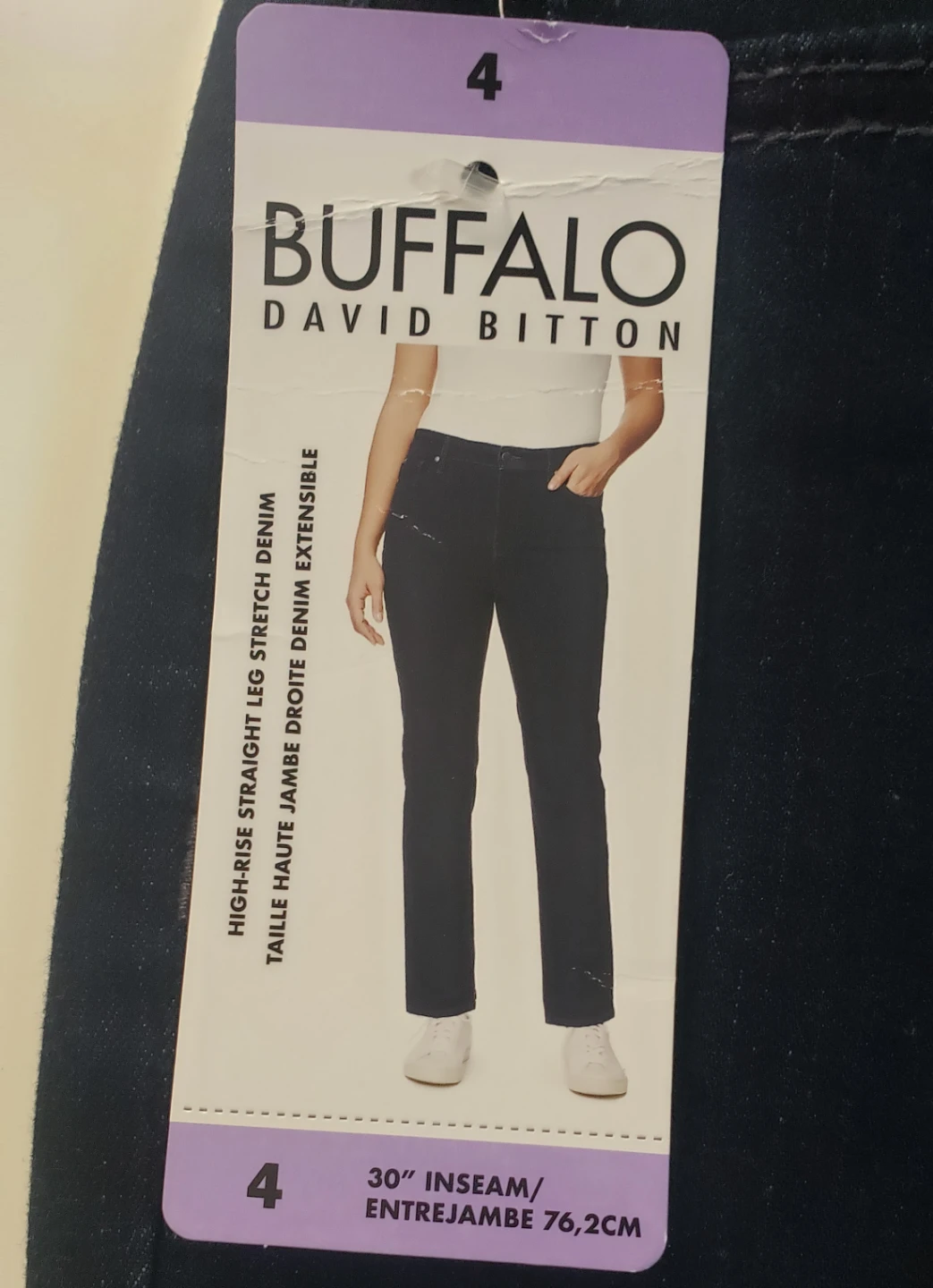 Brand new Buffalo David Bitton High-Rise Straight Leg Stretch D - photo 2