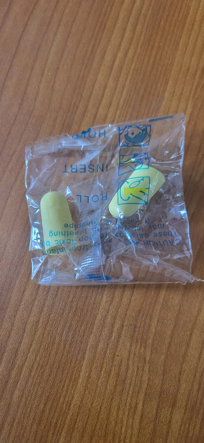 Yellow Foam Earplugs
