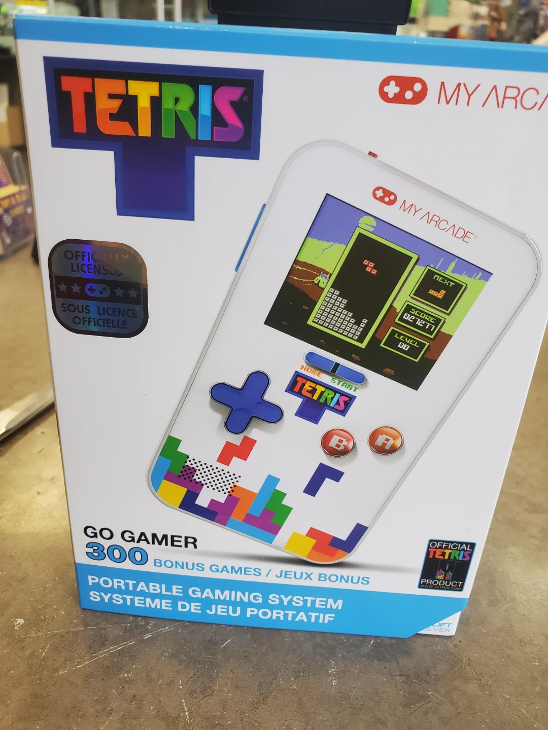 Tetris Go Gamer Portable Gaming System