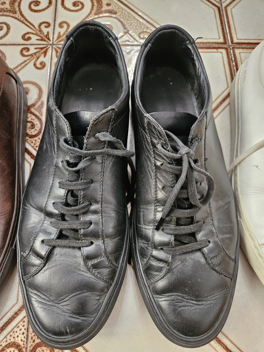 3 mens leather designer shoes size 9.5 - photo 3
