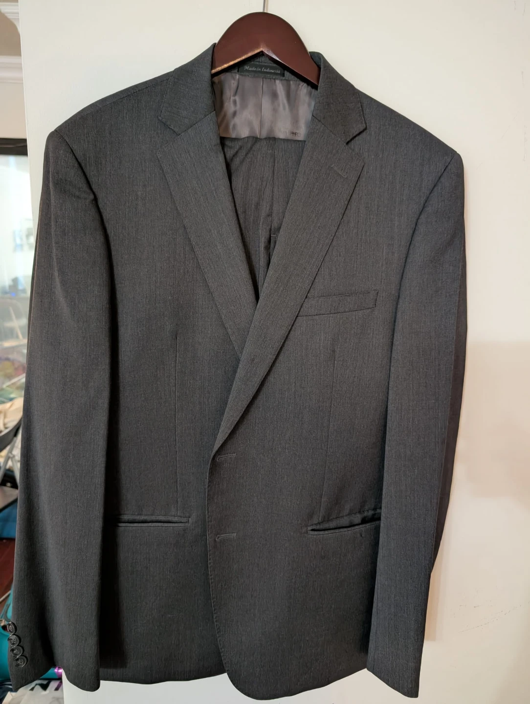 Calvin Klein Men's Grey Wool Suit - photo 3