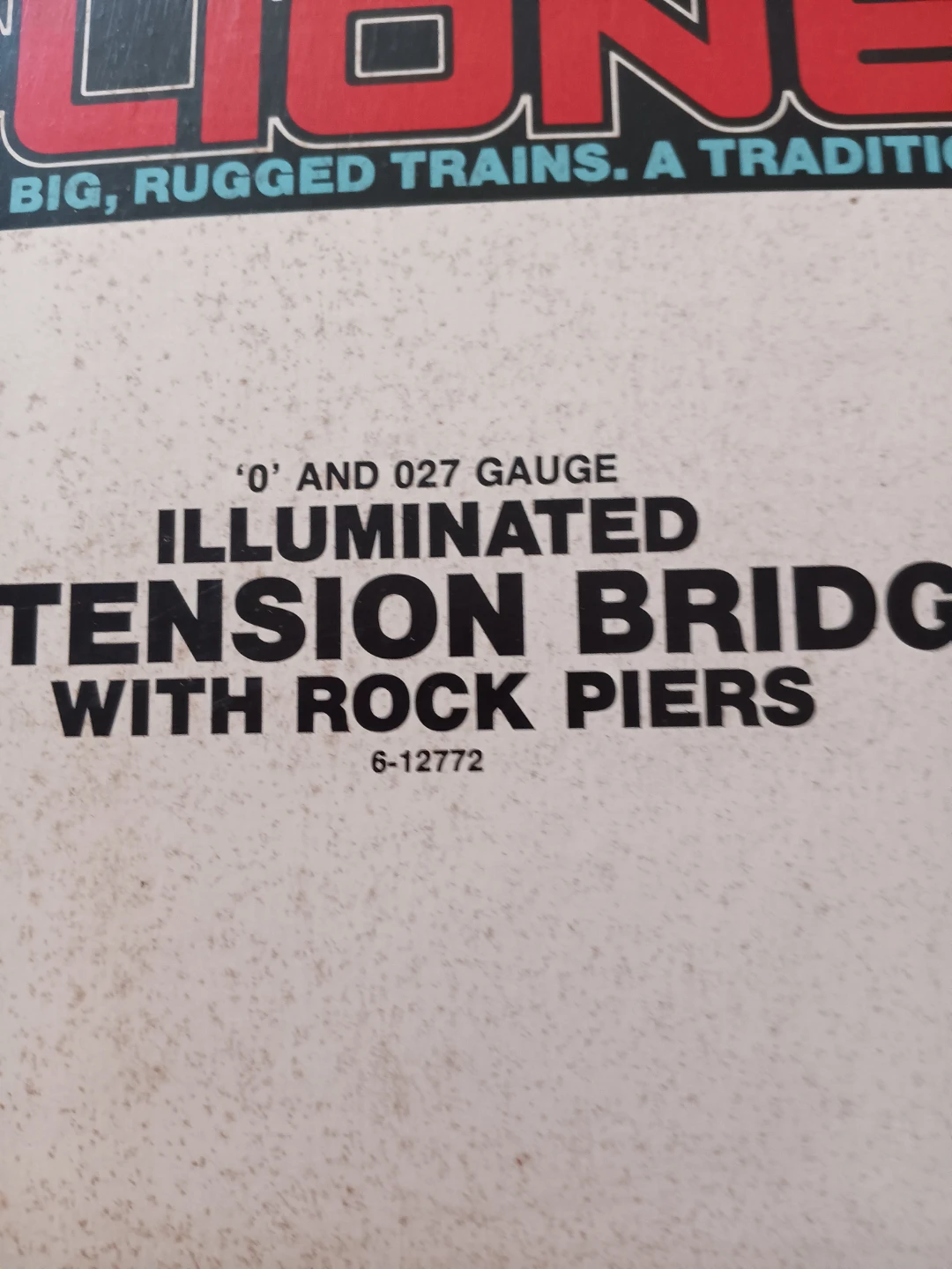 Lionel Illuminated Extension Bridge with Rock Piers