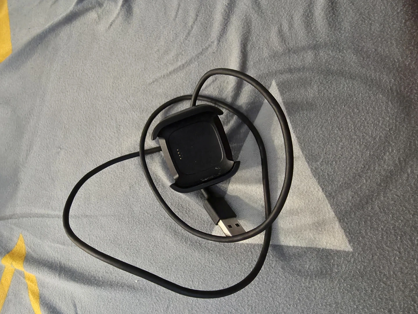 Black USB Charging Cable for Fitbit Versa 2