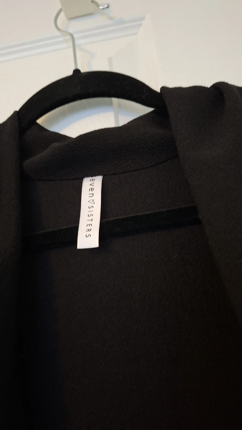 SEVEN SISTERS Black Waterfall Cardigan - photo 2