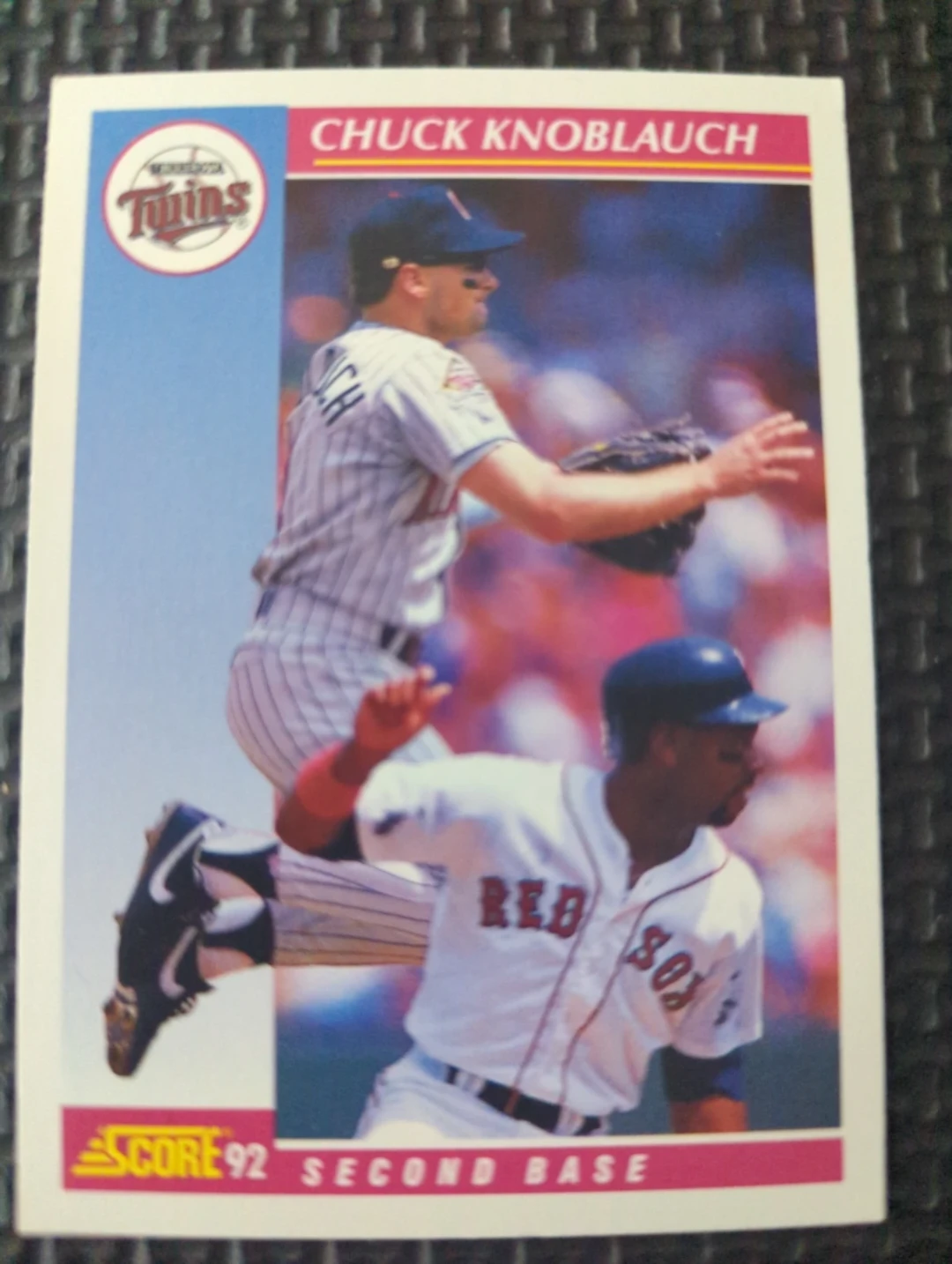 ⚽ 1992 Score Chuck Knoblauch Baseball Card