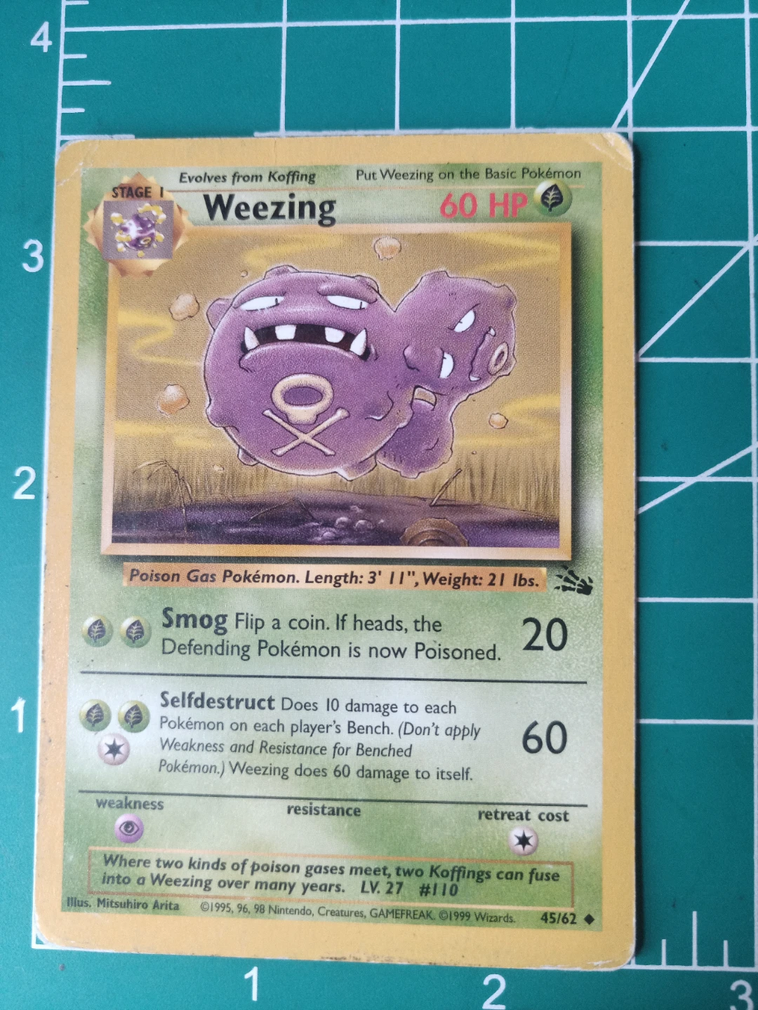 Weezing Pokemon Card