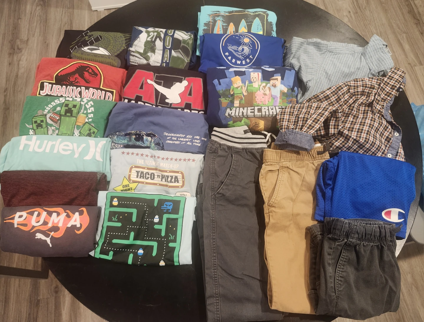 Kids' Clothing Bundle - T-shirts, Pants, Shorts