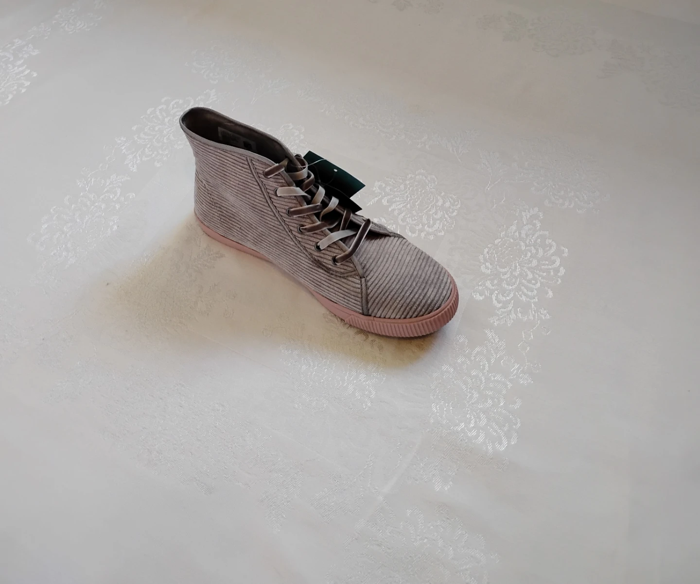 ⚽ Ladies Grey Tom's Curduroy High Tops - photo 2