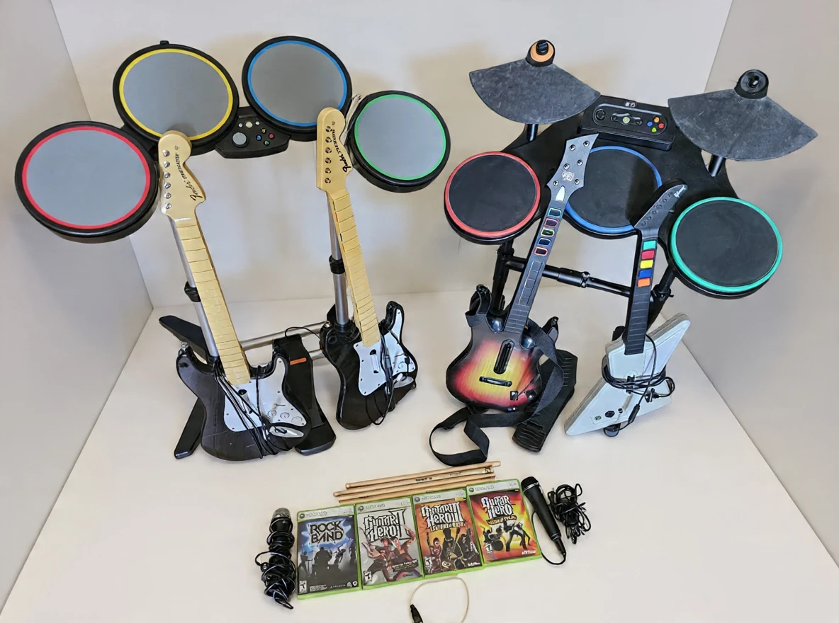 Xbox 360 Rockband/Guitar Hero Collection (Please Read)