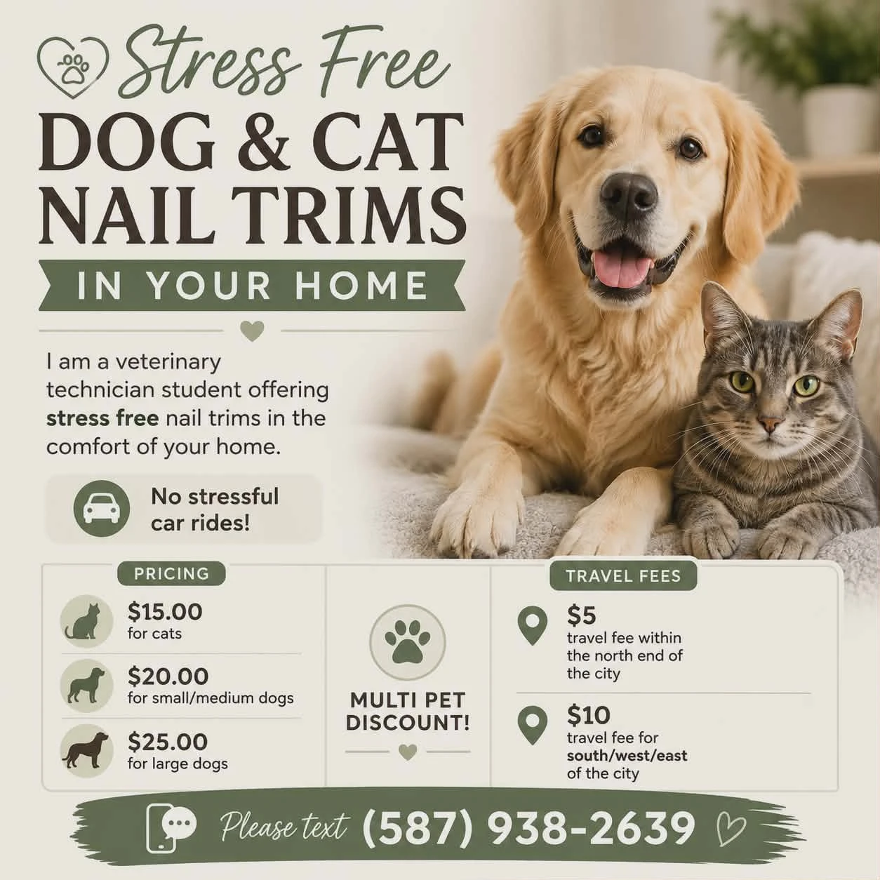 Stress Free Dog & Cat Nail Trims