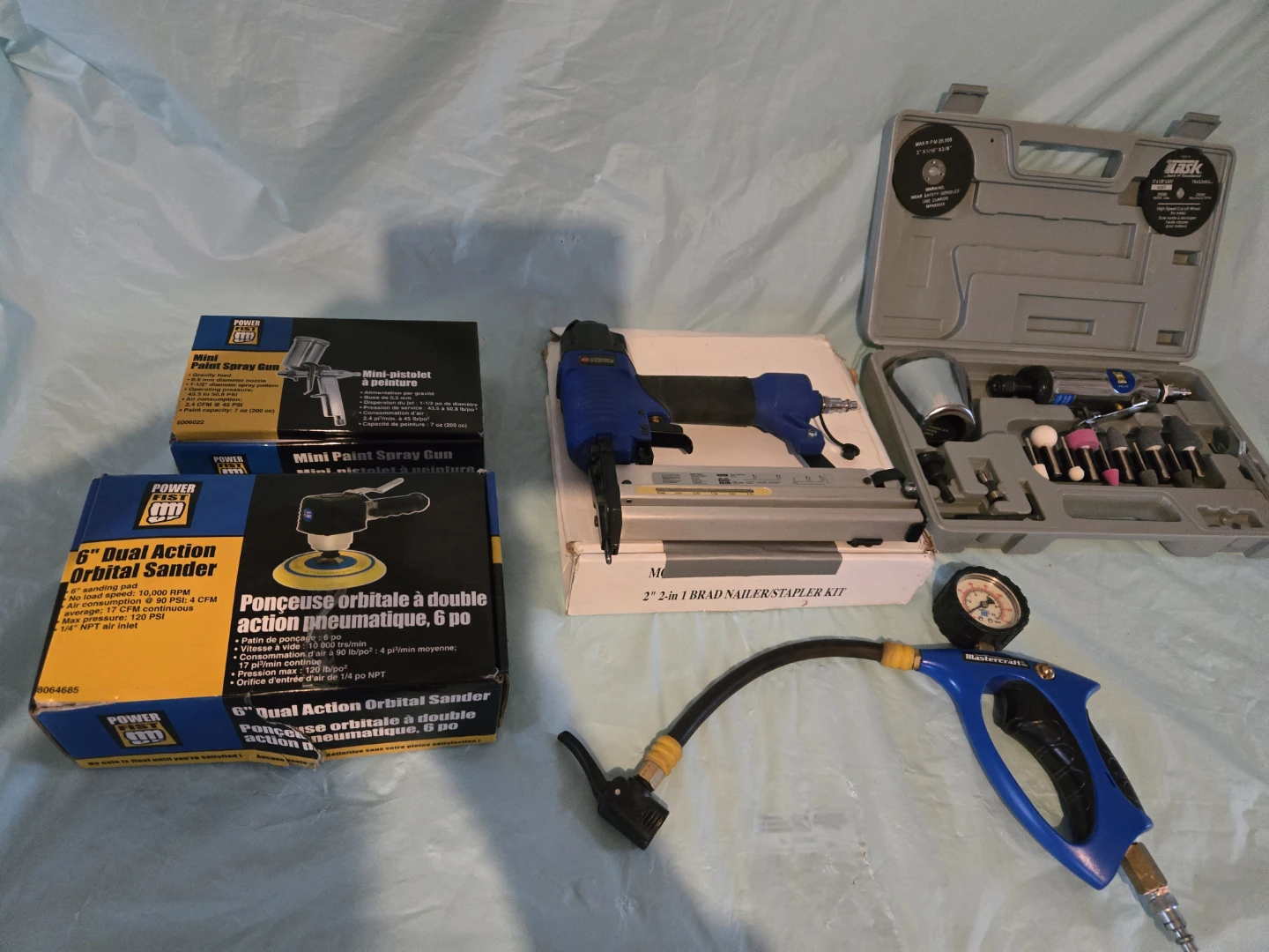 Camphell Hausfeld Electric Air Compressor,3 Hoses,5 Tools - photo 5