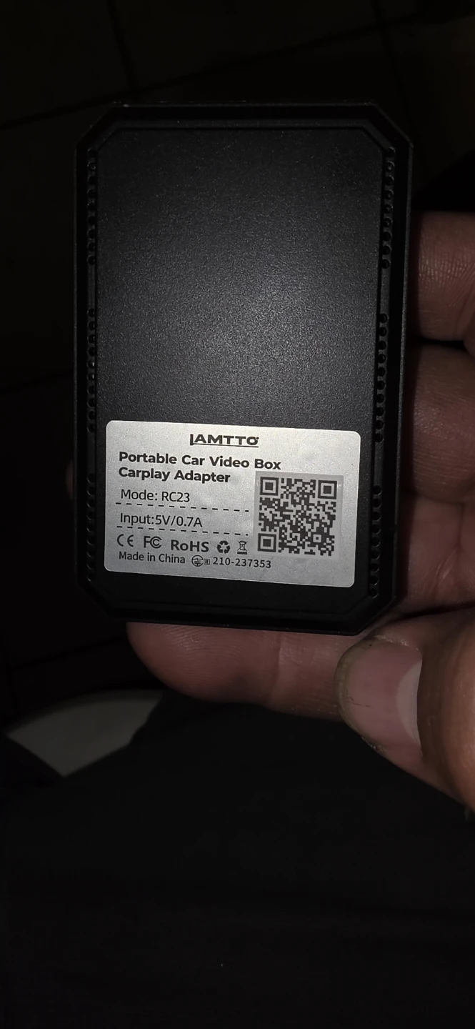 IAMTTO Portable Car Video Box CarPlay Adapter RC23 - photo 2