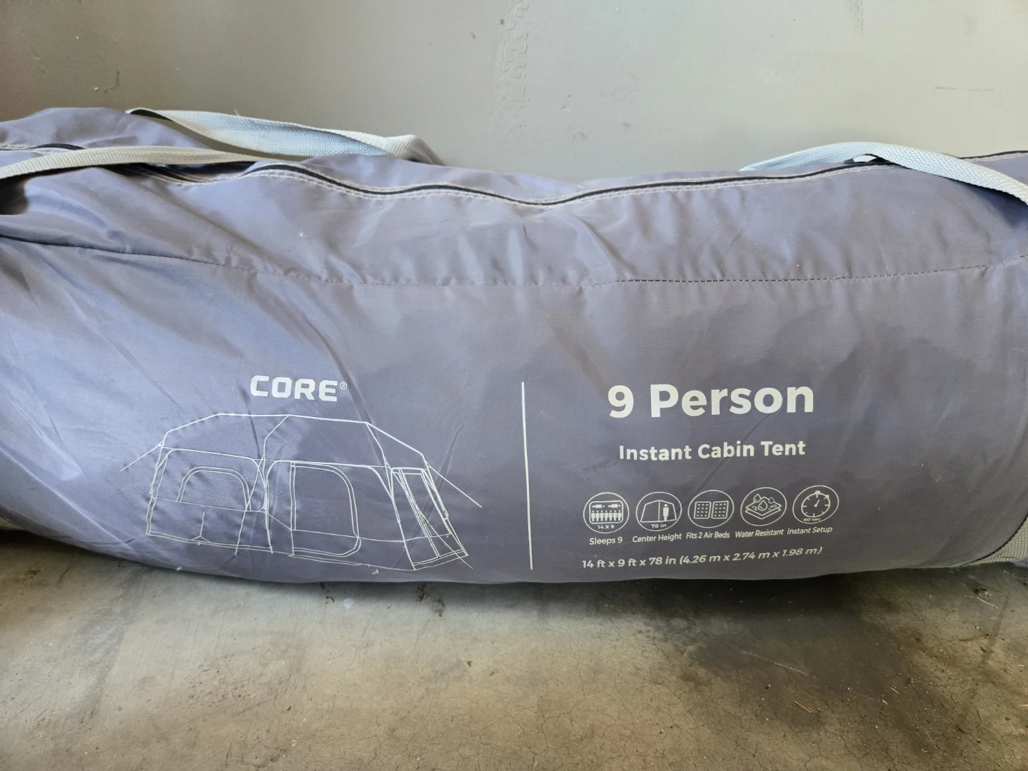 Core Instant Cabin Tent (Sleeps 9)
