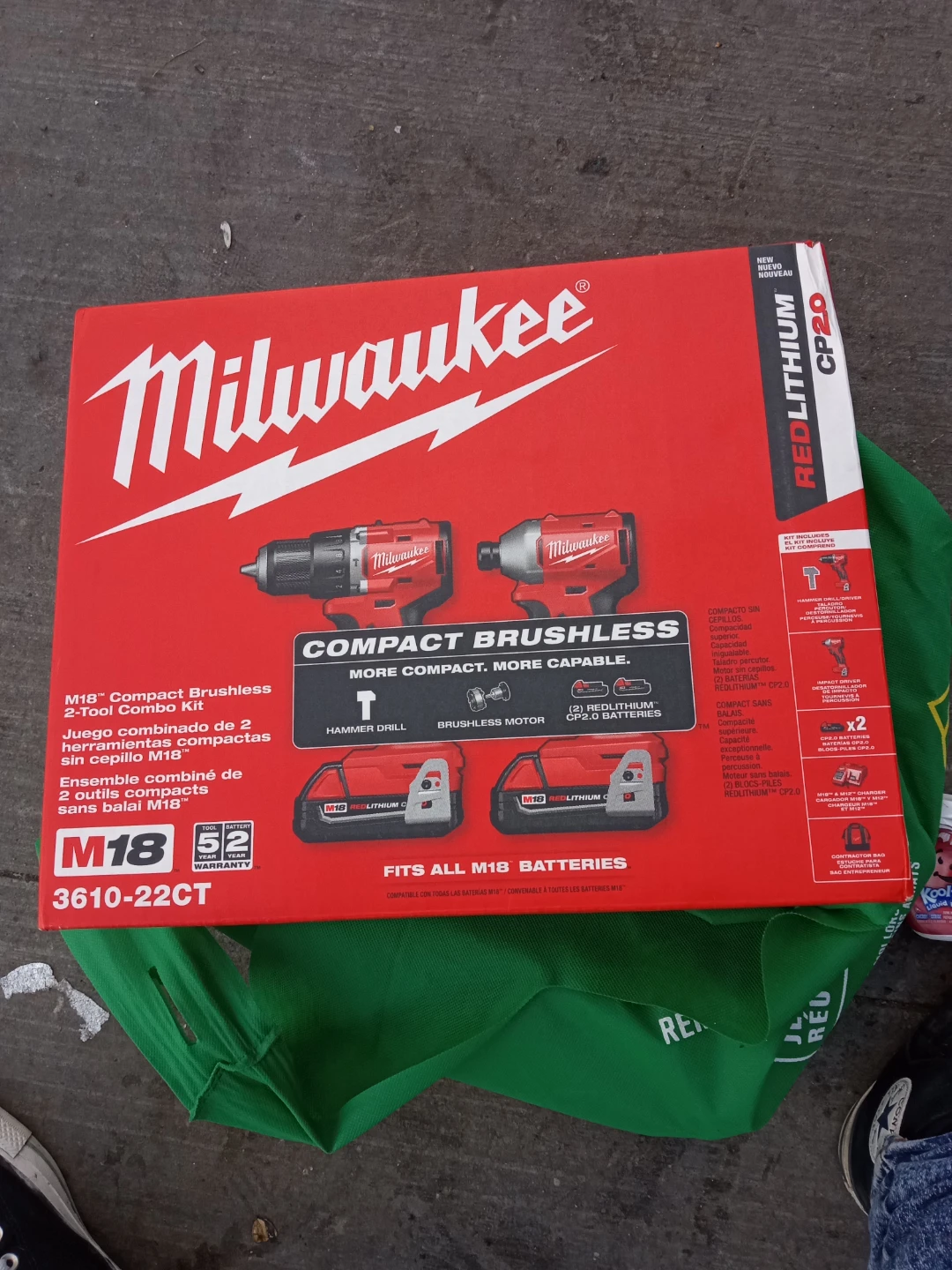 Milwalkee brushless drill combo kit