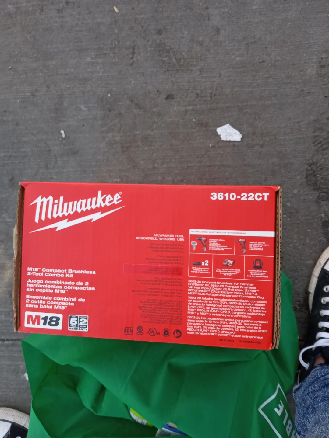 Milwalkee brushless drill combo kit - photo 3